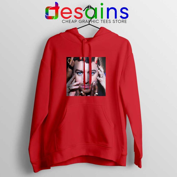 To Die For Sam Smith Red Hoodie Upcoming Album Jacket