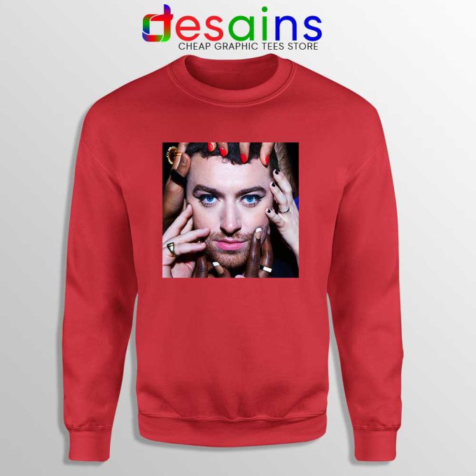 To Die For Sam Smith Red Sweatshirt Upcoming Album Sweaters