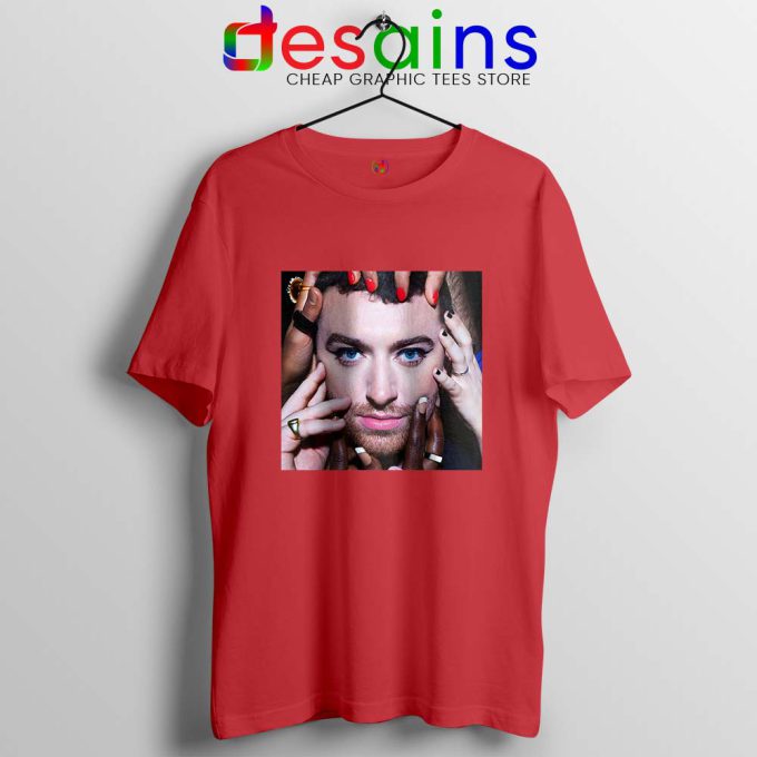 To Die For Sam Smith Red Tshirt Upcoming Album Tees
