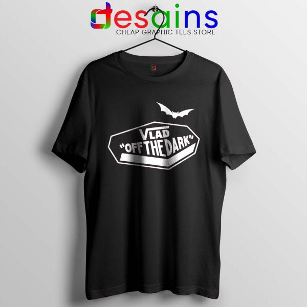 Vlad off The Dark Black Tshirt Dracula Vans off the Wall Tees