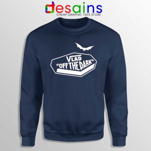 Vlad off The Dark Navy Sweatshirt Dracula Vans off the Wall Sweaters