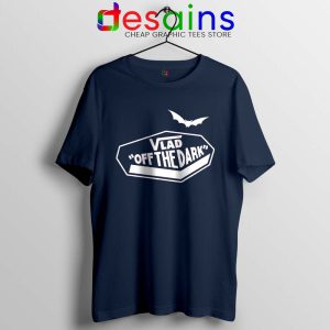 Vlad off The Dark Navy Tshirt Dracula Vans off the Wall Tees