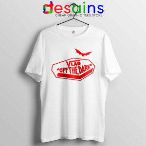 Vlad off The Dark White Tshirt Dracula Vans off the Wall Tees