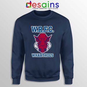Wharton WRFC Navy Sweatshirt Wharthogs Brotherhood Sweaters