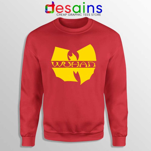 Wuhan Clan Covid 19 Red Sweatshirt Coronavirus Wu-Tang Clan Sweaters