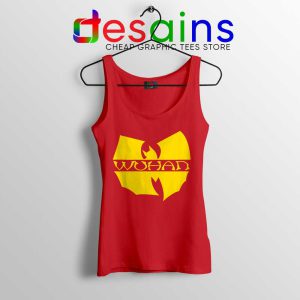 Wuhan Clan Covid 19 Red Tank Top Coronavirus Wu-Tang Clan Tops