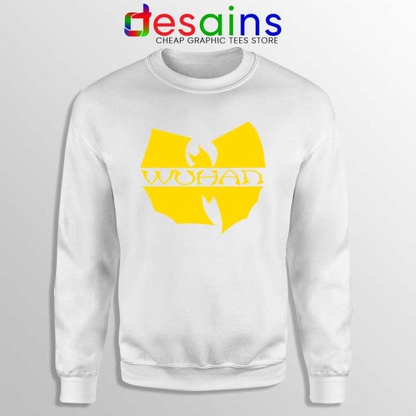 Wuhan Clan Covid 19 White Sweatshirt Coronavirus Wu-Tang Clan Sweaters