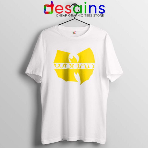 Wuhan Clan Covid 19 White Tshirt Coronavirus Wu-Tang Clan Tees