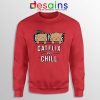 Catflix and Chill Sweatshirt Netflix And Chill Sweaters S-3XL