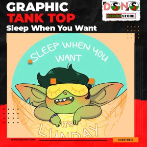 Funny Goblin Sleep When You Want Tank Top - Bedtime Anarchist
