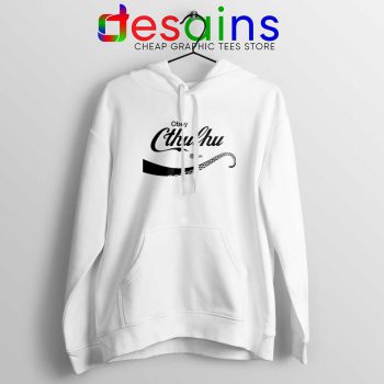Obey Cthulhu Monster White Hoodie Coca-Cola Logo Jacket