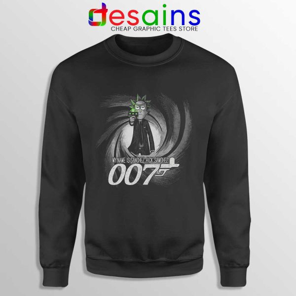 Rick Sanchez Bond 007 Sweatshirt Funny Rick and Morty Sweaters S-3XL