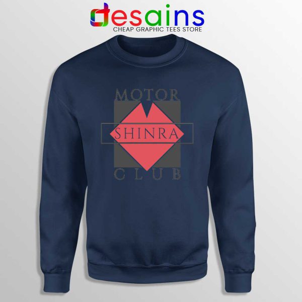 Shinra Motor Club Navy Sweatshirt Final Fantasy VII Sweaters