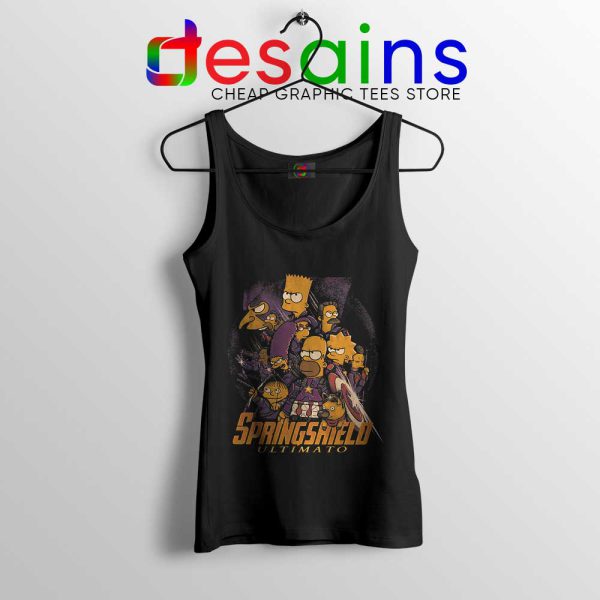 SpringShield Avengers Tank Top The Simpsons Tops S-3XL
