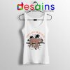 Too Lazy To Worry Tank Top Cute Sloth Quotes Tops S-3XL