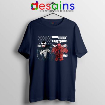 Venom And Spider Man Navy Tshirt Were Sorry Ms Parker Tees