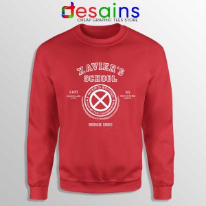 Xavier Institute X Mansion Red Sweatshirt X-Men Merch Sweaters