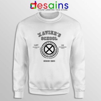 Xavier Institute X Mansion White Sweatshirt X-Men Merch Sweaters