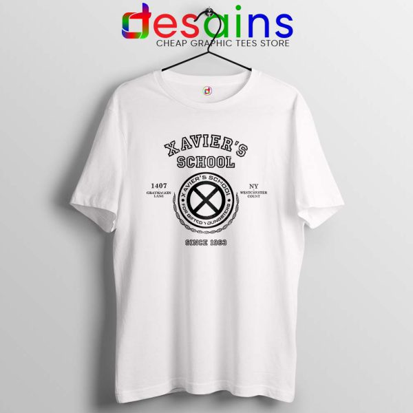 Xavier Institute X Mansion White Tshirt X-Men Merch Tees
