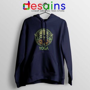 Yoga Master Yoda Navy Hoodie Star Wars Clothing Jacket S-2XL