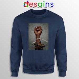 BLM Generational Oppression Navy Sweatshirt Campaign Donation