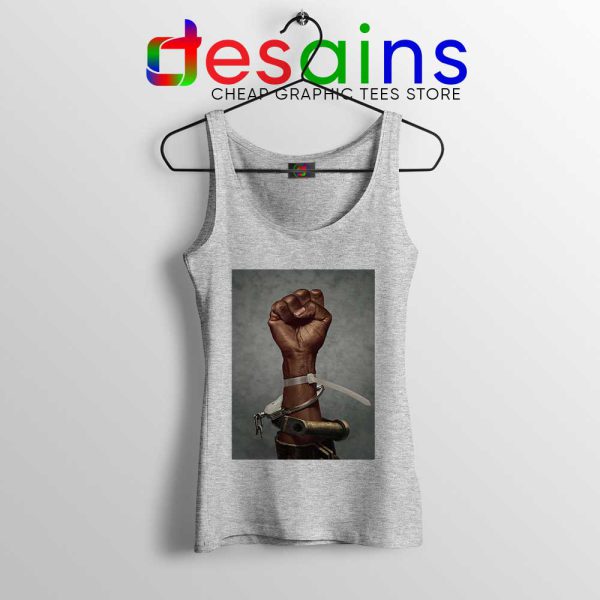 BLM Generational Oppression Sport Grey Tank Top Campaign Donation Tops