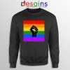 BLM Pride Rainbow Sweatshirt Black Lives Matter Sweaters S-3XL