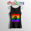 BLM Pride Rainbow Tank Top Black Lives Matter Tops S-3XL