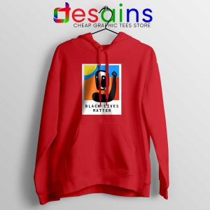 Black Lives Matter Art Red Hoodie Part of the Chang Jacket