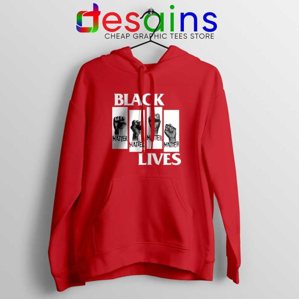 Black Lives Movement Red Hoodie BLM George Floyd Protests Jacket