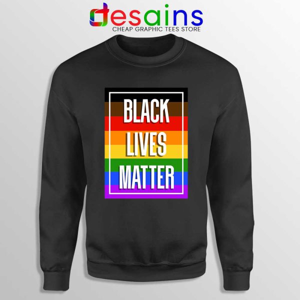 Buy Black Lives Matter Rainbow Sweatshirt Pride BLM Sweaters S-3XL
