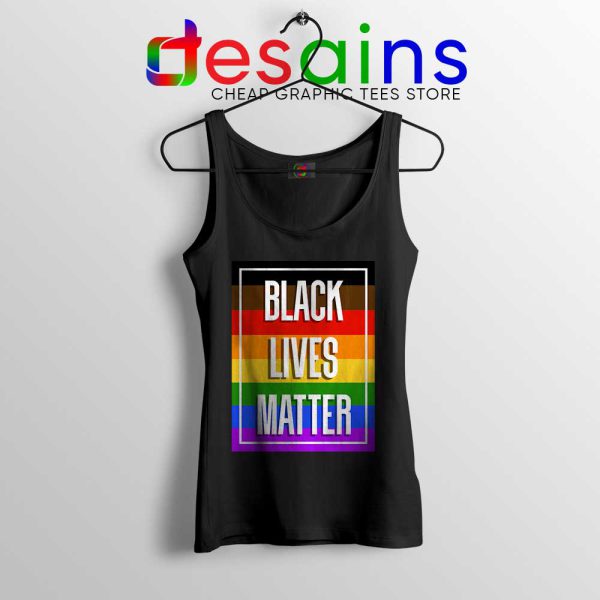 Buy Black Lives Matter Rainbow Tank Top Pride BLM Tops S-3XL