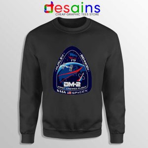 Crew Dragon Demo Fight Black Sweatshirt SpaceX Dragon 2 Sweaters