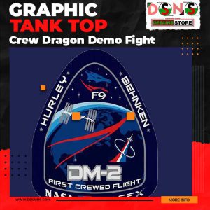 Crew Dragon Demo Fight Graphic Tank Top - SpaceX Merch