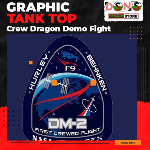 Crew Dragon Demo Fight Graphic Tank Top - SpaceX Merch