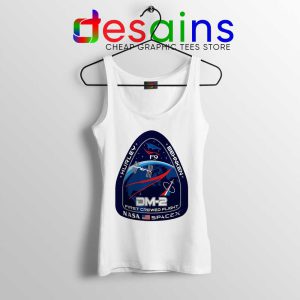 Crew Dragon Demo Fight White Tank Top SpaceX Dragon 2 Tops