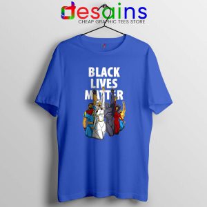 Dark Superheroes Blue Tshirt Black Lives Matter Tee Shirts