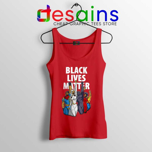 Dark Superheroes Red Tank Top Black Lives Matter Tops S-3XL