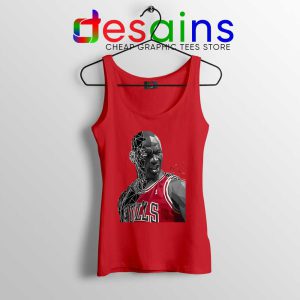 GOAT NBA Jordan Red Tank Top Michael Jordan Tops S-3XL