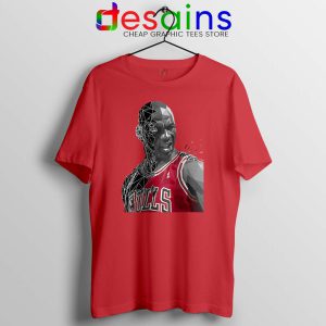 GOAT NBA Jordan Red Tshirt Michael Jordan Tee Shirts S-3XL