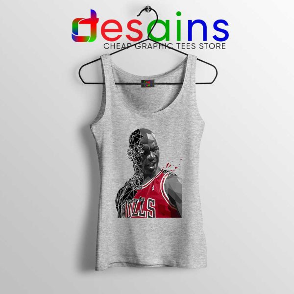 GOAT NBA Jordan Sport Grey Tank Top Michael Jordan Tops S-3XL