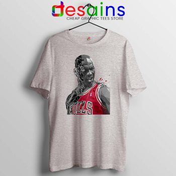 GOAT NBA Jordan Sport Grey Tshirt Michael Jordan Tee Shirts S-3XL