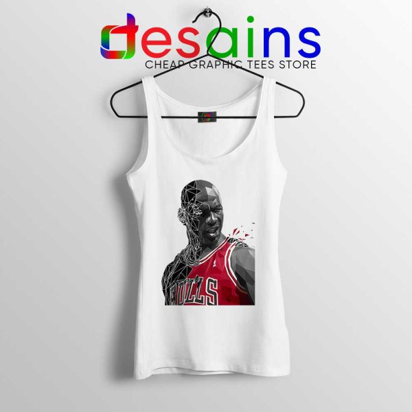 GOAT NBA Jordan White Tank Top Michael Jordan Tops S-3XL