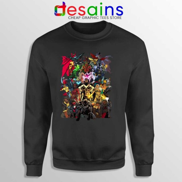 Heroes of Color Style Sweatshirt Best Superhero Movies Sweaters S-3XL