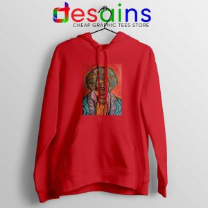 Jimi Hendrix Painting Red Hoodie Bring the 70s Back Jacket