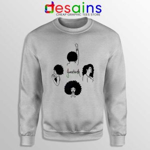 Juneteenth Festival Sport Grey Sweatshirt June by African Americans Sweaters