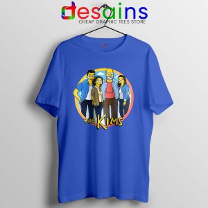 Kims Convenience Parody Simpsons Blue Tshirt Kim Family Tee Shirts