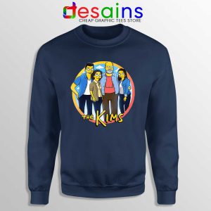 Kims Convenience Parody Simpsons Navy Sweatshirt Kim Family