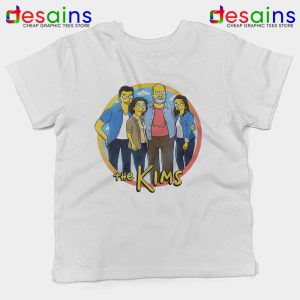 Kims Convenience Parody Simpsons White Kids Tshirt Kim Family Youth