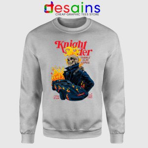 Knight Rider Ghost Sport Grey Sweatshirt Film Ghost Rider Poster Sweaters